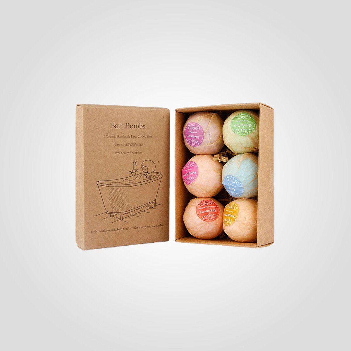 Custom Bath Bomb Boxes